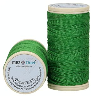 MEZ Duet Stärke 30 4642030-07699 grün Nähgarn, 100 % Polyester, 30m