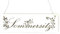 Interluxe Shabby Vintage Schild Türschild SOMMERSITZ Deko Garten Balkon Terrasse Holzschild