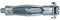 Fischer 519770 - Tassello metallico per materiale cavo HM 4x45 S (confezione da 50pz.)