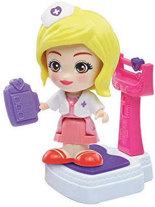 VTech - Puppe Carina la Doctor, Spricht Spanisch, Flipsies (3480-172722)