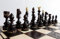 Master of Chess Scacchiera in Legno “INDIAN” 54cm - Fatto a Mano Grandi Scacchiera Portatile - Set di Scacchi Pieghevoli per Bambini e Adulti