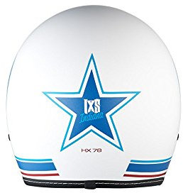 Jethelm IXS HX 78 INDIANA weiss-blau-matt Gr.XL