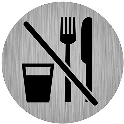 immi Hinweis-Schild, Kein Geschirr abstellen, Kaffee-Ecke im Büro, 95mmØ
