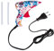 Rayher 30215000 Mini-pistolet à colle chaude, plastique, 12x12 cm, multicolore