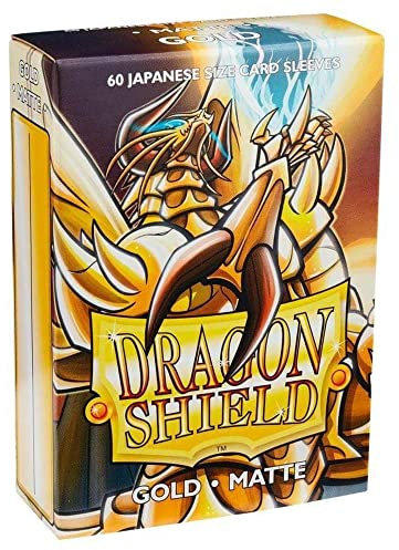 Dragon Shield - Matte Japanese Size Sleeves 60Pk - Gold