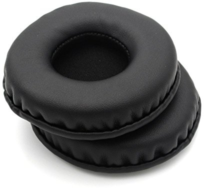 YunYiYi 1 Paar Ersatz-Ohrpolster aus Schaumstoff kompatibel mit AKG N60NC Kopfhörer Headset (schwarz)