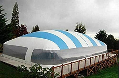 Inflatable Hot Tub Swimming Pool Solar Dome Cover Tent W/Blower & Pump (12x6x3m)