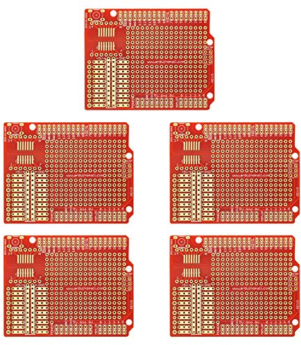 Gikfun Prototype PCB Breadboard for Arduino UNO R3 Shield Board (Pack of 5pcs) GK1011