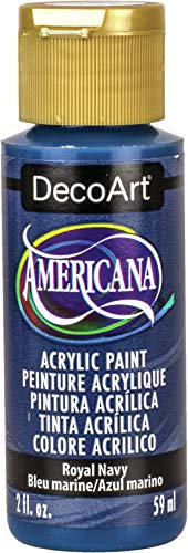 DECO ART Americana Pintura 2 OZ Azul, Marina Real, Talla única