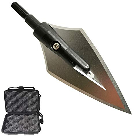 MILAEM 6 Stück Bogenschießen Jagdspitzen 160 Grain Pfeilspitzen 144 Grain Einschraub pfeilspitze Jagdpunkte für Armbrust und Compoundbogenpfeile (Type 1)