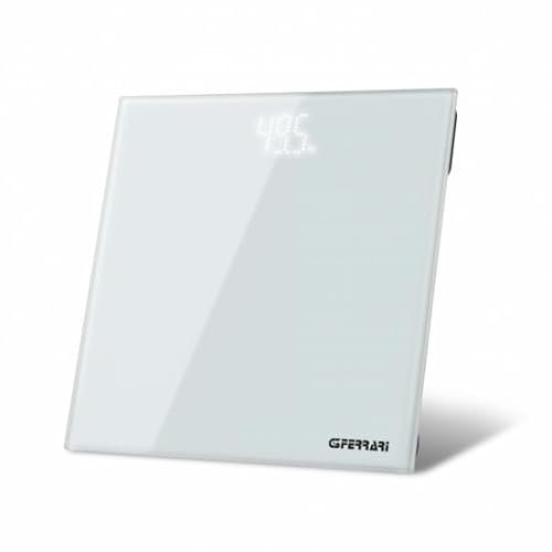G3 Ferrari G30041 Bilancia Pesapersone Digitale Magica, 100 g/180 kg, Bianco