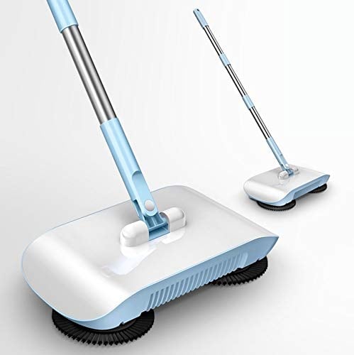 LXRZLS Cleaning Broom Robot Floor Cleaner Home Kitchen Sweeper Mop Sweeping Machine Magic Handle Household (Color : Blue)