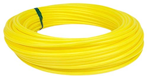 25m Polyethylenschlauch - 12/10mm (Außen-Ø/Innen-Ø) - Druckluft Pneumatikschlauch Wasserschlauch - Farbe: gelb