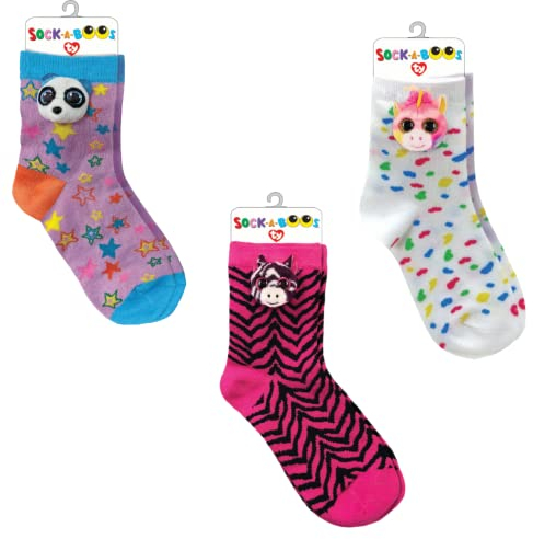 TY Unisex Kinder Tysocksg2 Stofftier, Bambus, Fantasia, Zoey, Einheitsgröße