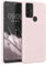kwmobile Case Compatible with TCL 30 E / 30 SE Case - Soft Slim Protective TPU Silicone Cover - Coconut Swirl