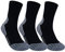 3 Paar Sportsocken Damen Herren Laufsocken Funktionssocken Wandersocken Stoßabfedernd 16101 WP (Grau 39-42)