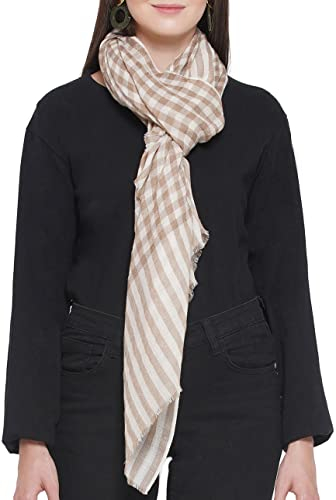 Kaschmirschal Hergestellt in Kashmir India (Geschenkbox) Intelligente Merinowolle Seiden kaschmir Mischung Extrem weicher langer Schal Frauen Manner Pashmina Herbst Winter Taupe Elfenbein