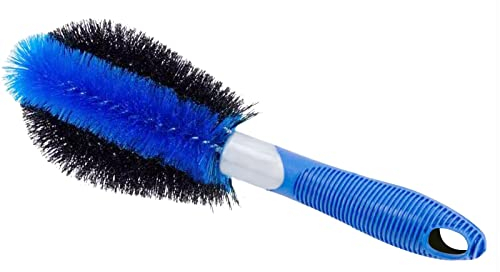 Car Wheel Cleaning Brush, Alloy Wheel Brush for Cleaning Car Wheels Car Brush for Washing the Car and Motorcycle Cleaning - Ideal Car Cleaning Products of Alloy And Steel Rims- Tyre Brush