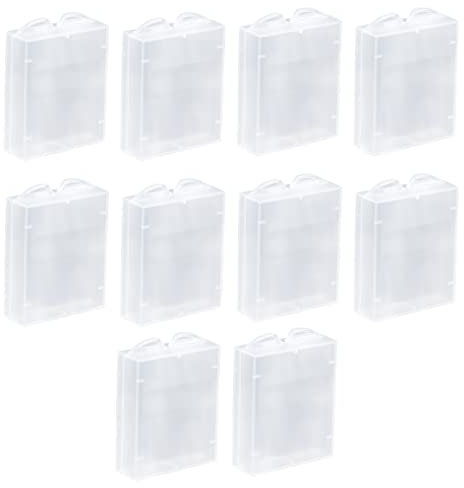 MOUDOAUER 10Pcs Transparent Camera Battery Case Storage Box Cover for GoPro Hero 10 9 Camera Spare Part Accessory