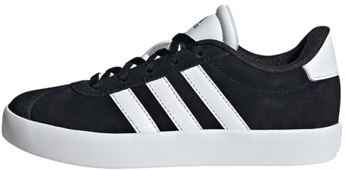 adidas VL Court 3.0 Shoes Kids, Scarpe Unisex - Bambini e Ragazzi, Core Black Cloud White Core Black, 37 1/3 EU