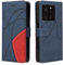 CXTcase Handyhülle für Xiaomi 13T, Flip PU Leder Hülle Cover, Modisch Flip Case für Xiaomi 13T Handytasche Schutzhülle, Blau