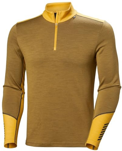 Helly Hansen Men's Lifa Merino Midweight 1/2 Zip, Lynx, 2XL