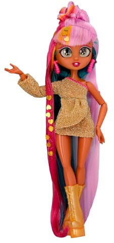 IMC Toys VIP Girls Hair Makeover Quinn Fashion Doll with 11 Colorful Long Styling Hair and 5 Accessories Fashion Toy, Girls and Boys Ages 5 and Up, 10 Inch Doll