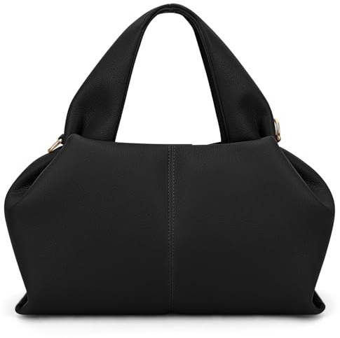 Juoxeepy Crossbody-Tasche Geldbörse Satchel Handtasche für Frauen Schultertasche Chic Dumpling Cloud Bag Clutch Geldbörse, Schwarz