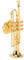 Goldene Miniatur-Trompete, Exquisite Mini-Musikinstrument-Brosche mit Anstecknadel in Form Einer Aufbewahrungsbox aus Messing
