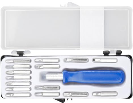 GLADFRESIT 16 in 1 Precision Screwdriver Set, Portable Mini Screwdrivers Tool Screwdriver Sets in Case for Mobile Phone Laptop Computer Watch Repair Tool