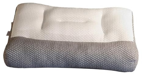 Folpus Zervikales Kissen, Nackenkissen, Nackenstütze, Bettkissen, Schulterschlafkissen für Seiten- und Rückenschläfer, Büro, Schlafzimmer, Schweinefleisch-Schinken ca. 850g