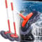 2PCS Car Wash Brush, Rotating Car Cleaning Brush, Telescopic Car Washing Brush Long Handle, Double-Head Car Wash Mop on a Stick, Microfiber Washing Cleaning Mop for Windscreen, Glass & Caravan