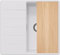 PRIMAGRAN Lavello da Cucina Bianco 55x50cm, Lavandino da Cucina a 1 vasca + Sifone Classico + Tagliere, Lavabo da Cucina Incasso al mobile 40cm - Copenhagen