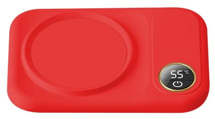 DONGKER Calentador de tazas de café, 10 W USB eléctrico con apagado automático de 8 horas y 3 ajustes de temperatura para escritorio, hogar, oficina, calefacción, café, té, agua, leche y bebidas