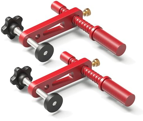 20 Mm Bank-Loch-Klemmen-Set, Holzbearbeitungs-Tischklemme, Aluminiumlegierung, Niederhalterklemmen für Holzbearbeitung, Werkbank, Tisch