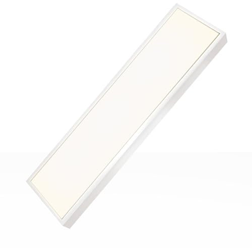 Xtend EcoLight LED Anbaupanel 120x30cm 4000K Neutralweiß 26W 160lm/W, UGR<19 flimmerfrei Aufbaurahmen Rasteranbauleuchte Backlit BLt