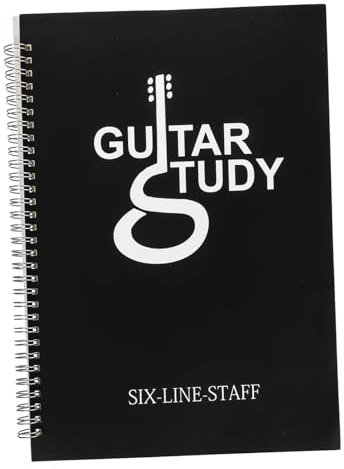 CATIEBYE Blatt Tab Note Notebook Akkorde Manuskriptpapier Notebook Klavier Keyboard Poster Trockener Erase Klavier Trockenerase Musik Keyboard Gitarre Lernwerkzeuge Notebooks Gitarrist