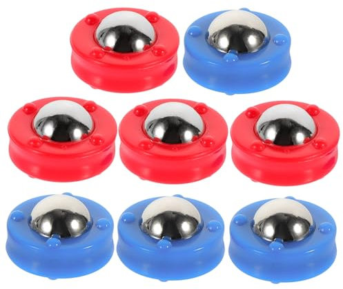 BESTonZON 8stücke Teiliges Tischfußball Zubehör Langlebige Kunststoff Stahl-rollperlen Bunte Gesellschaftsspiel Bälle Für Tischkicker Ersatz Lebhafte Farben Robust Und Spielerisch