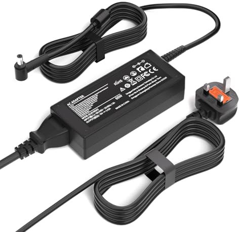 Cabuty 65W 19V 3.42A Laptop Charger Compatible with Medion Akoya E14412 E14301 E15301 E15302 E15308 E15407 E16402 E16401 S4403 S4401 S4404 S4402 S14400 1 S14402 Charging Cable Power Supply