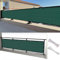 Schermo Privacy 490 x 490 cm Respirante, Leggermente Trasparente, Durevole, Telo Balcone Ringhiera Paravento per Balconi con Funi e Fascette, per Giardino, Piscina, Verde Scuro