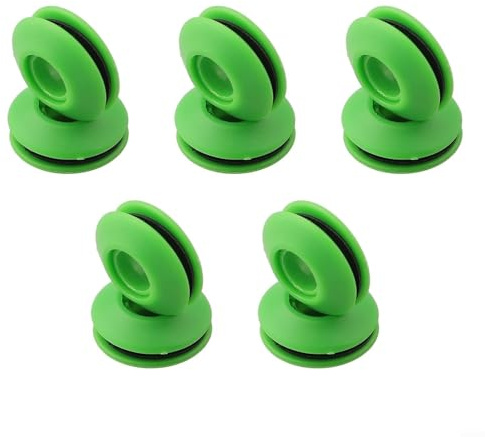 Round Plastic Eyelets Set Tarpaulin Fasteners Installation Kit Weather Resistant Pool Cover Grommets With 3 Components For Outdoor Use(50pcs Green)