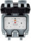 RYYN® BG Electrical WPL22RCD IP66 Brushed Stainless Steel Outdoor Weatherproof Double RCD Socket
