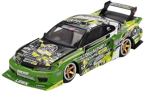 Truescale Miniatures Mini-GT MGT00823-R - Nissa. Silvia S15 LB-Super Silhouette #555 V2 Formula Drift Japan 2024 - maßstab 1/64 - Modellauto