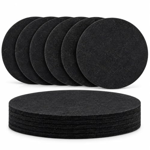 6PCS Groß Filzuntersetzer Rund, 20cm Abwaschbar Filzunterlage Tischschoner | Wiederverwendbar Filz Untersetzer für Gläser, Tischuntersetzer für Gläser, Töpfe, Vasen, Teller und Schüsseln