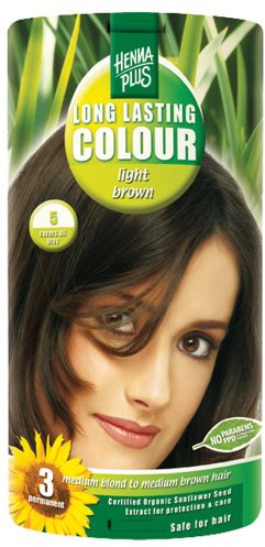 Hennaplus 49143 Long Lasting Colour 5 Light Brown