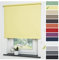 Liedeco® Rollo, Fenster Rollo, Kettenzug-Rollo / 92 x 180 cm (Breite x Höhe), gelb/Verdunkelnd, Abdunkelnd, Blickdicht/viele Farben, Größen und Typen/Breiten 60-200 cm/Variable Montage möglich