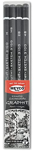 Meyercordt GmbH Graphit Bleistifte, 4er-Set