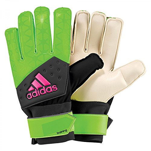 adidas Herren Torwarthandschuhe Ace Zones Ultimate Fußball Handschuhe, Grün/Schwarz/Pink, One Size