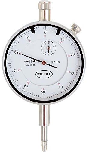 STEINLE Messuhr 3105 0-10 mm Ablesung: 0,01 mm Ziffernblatt: 58 mm Zeigerumdrehung: 1 mm