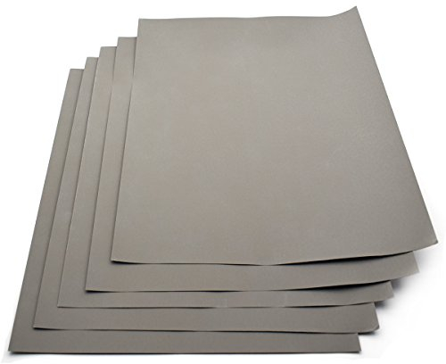 Schleifpapier, Körnung 7000, wasserdichtes Papier, nass / trocken, Silikonkarbid, 230 x 280 mm, 5 Blatt